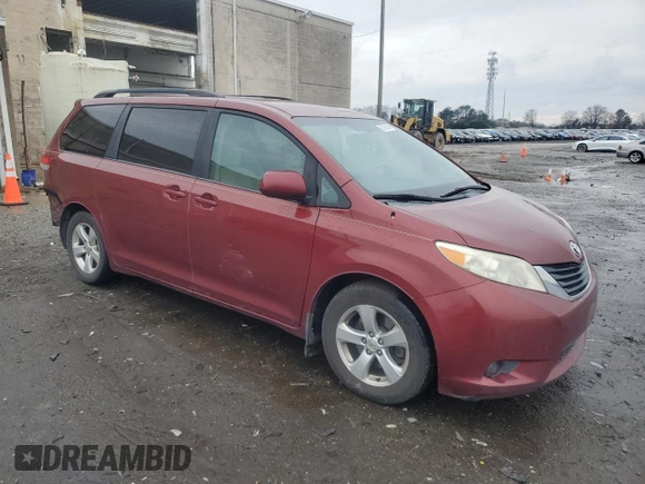 2013 Toyota Sienna LE AAS with VIN 5TDKK3DC3DS384237, listed as a Copart auction lot 50295505 with 271,344 mi miles and Salvage Title. Bid and sale history available at carsss.com. Image 4.