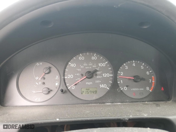 1999 Mazda Protege DX with VIN JM1BJ2229X0178306, listed as a Copart auction lot 50006525 with 215,749 mi miles and Salvage Title. Bid and sale history available at carsss.com. Image 9.
