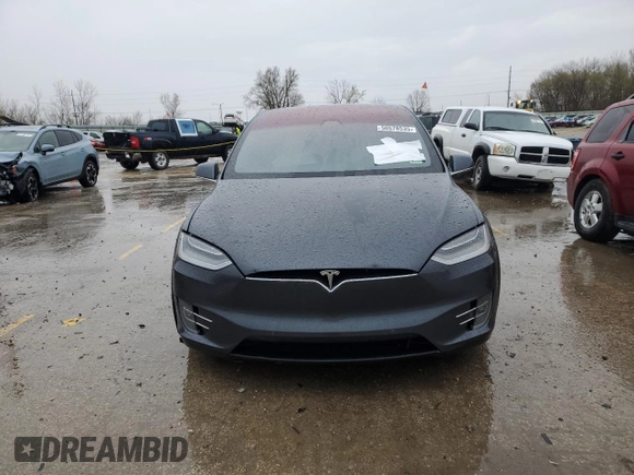 2018 Tesla Model X 75D with VIN 5YJXCAE23JF103440, listed as a Copart auction lot 50578535 with Not Provided miles and Salvage Title. Bid and sale history available at carsss.com. Image 5.