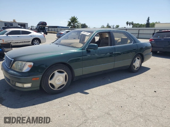 1999 Lexus LS 400 z VIN JT8BH28F5X0144481, wystawiony jako Copart lot #58867255 z przebiegiem 183 002 mil mil oraz Szkoda całkowita • Salvage title. Historia ofert i sprzedaży dostępna na DreamBid. Obrazek 1.
