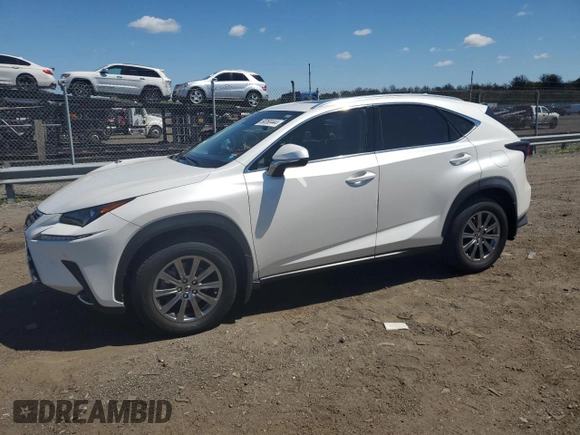 2021 Lexus NX with VIN JTJDARDZXM5020192, listed as a Copart auction lot 58360444 with 30,109 mi miles and Non Repairable. Bid and sale history available at carsss.com. Image 1.