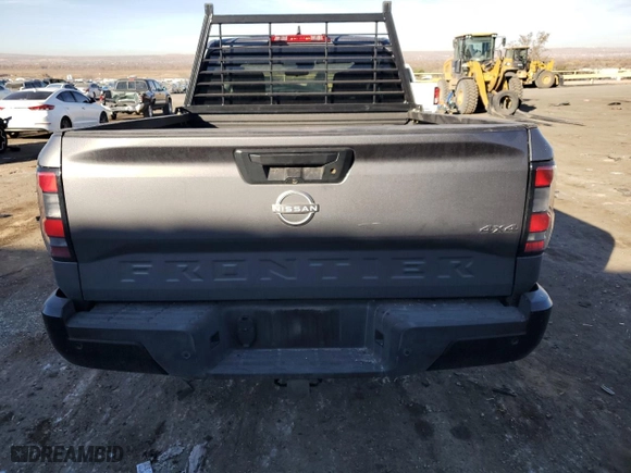 2022 Nissan Frontier S with VIN 1N6ED1CM1NN617882, listed as a Copart auction lot 81151274 with 18,111 mi miles and Salvage Title. Bid and sale history available at carsss.com. Image 6.