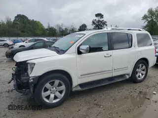 2010 Nissan Armada Titanium z VIN 5N1BA0ND7AN611290, wystawiony jako Copart lot #53027035 z przebiegiem 116 605 mil mil oraz Szkoda całkowita • Salvage title. Historia ofert i sprzedaży dostępna na DreamBid. Obrazek 1.