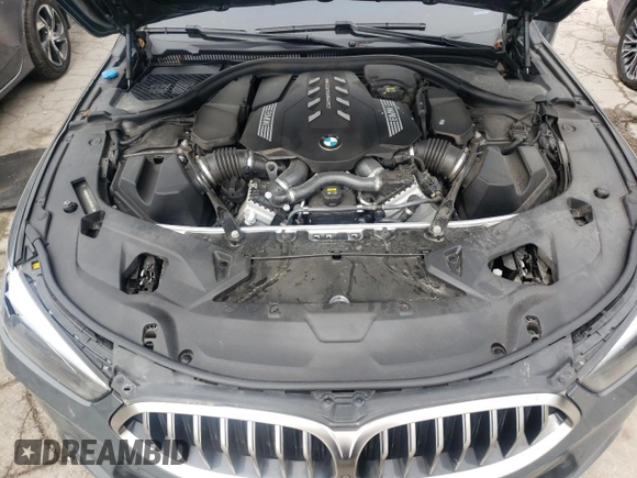2019 BMW 8 Series M850i xDrive with VIN WBABC4C51KBU96543, listed as a Copart auction lot 61284654 with 39,966 mi miles and Salvage Title. Bid and sale history available at carsss.com. Image 11.