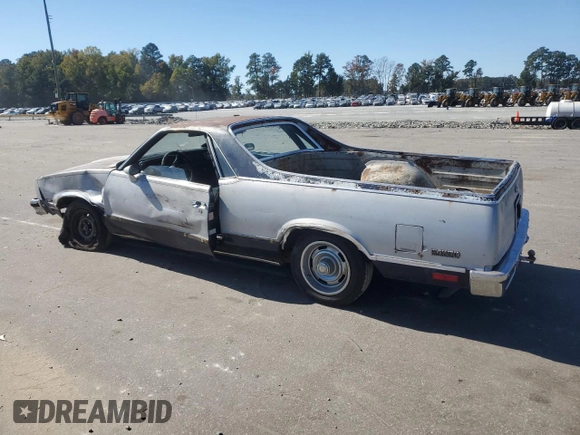 1982 Chevrolet El Camino z VIN 1GCCW80K1CR129344, wystawiony jako Copart lot #77126034 z przebiegiem 295 869 mil mil oraz Szkoda całkowita • Salvage title. Historia ofert i sprzedaży dostępna na DreamBid. Obrazek 2.