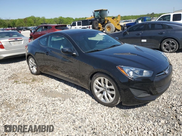 2013 Hyundai Genesis Coupe R-Spec with VIN KMHHT6KD0DU096798, listed as a Copart auction lot 53055065 with 105,794 mi miles and Salvage title. Bid and sale history available at DreamBid. Image 4.