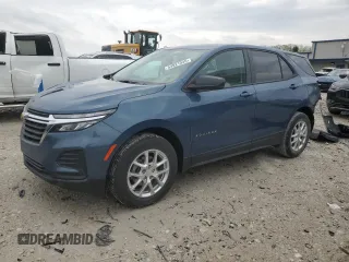 2024 Chevrolet Equinox LS with VIN 3GNAXHEGXRL277850, listed as a Copart auction lot 54921045 with 10,645 mi miles and Non repairable. Bid and sale history available at DreamBid. Image 1.