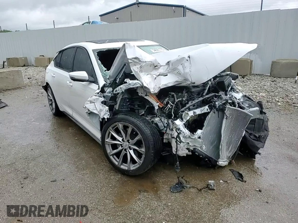 2025 Cadillac CT5 Sport with VIN 1G6DU5RK7S0101632, listed as a Copart auction lot 54661775 with 8,927 mi miles and Salvage title. Bid and sale history available at DreamBid. Image 13.
