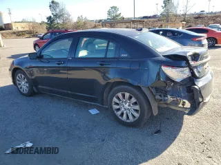 2014 Chrysler 200 LX with VIN 1C3CCBAG6EN103658, listed as a Copart auction lot 87053294 with 104,933 mi miles and Salvage Title. Bid and sale history available at carsss.com. Image 2.