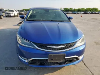 2015 Chrysler 200 C with VIN 1C3CCCCB7FN740079, listed as a Copart auction lot 53384965 with 100,944 mi miles and Salvage Title. Bid and sale history available at carsss.com. Image 5.