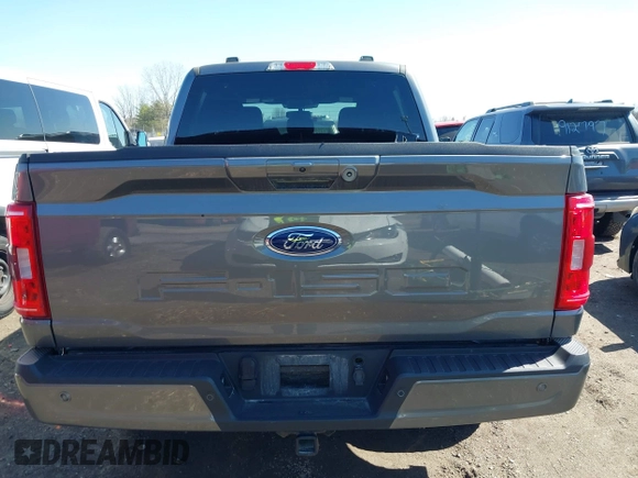 2023 Ford F-150 XL with VIN 1FTFW1E5XPFA64539, listed as a IAAI auction lot 41814306 with 58,207 mi miles and . Bid and sale history available at carsss.com. Image 16.