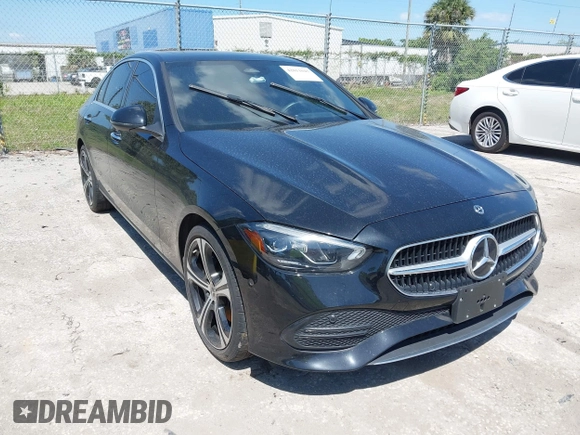 2023 Mercedes-Benz C 300 with VIN W1KAF4GB3PR134336, listed as a IAAI auction lot 42011045 with 13,460 mi miles and . Bid and sale history available at DreamBid. Image 1.