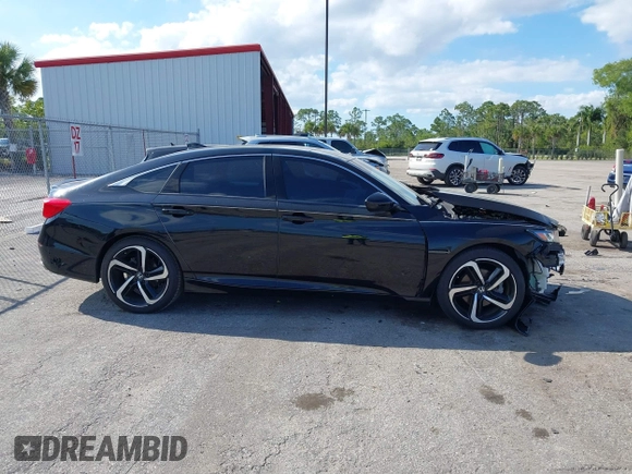 2019 Honda Accord Sedan Sport 1.5T with VIN 1HGCV1F34KA072372, listed as a IAAI auction lot 41433207 with 47,002 mi miles. Bid and sale history available at carsss.com. Image 13.