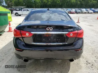 2014 Infiniti Q50 Premium with VIN JN1BV7AP9EM693541, listed as a Copart auction lot 52898005 with 203,157 mi miles and Salvage Title. Bid and sale history available at carsss.com. Image 6.