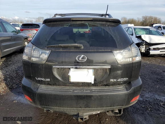 2007 Lexus RX 400h with VIN JTJGW31U172003145, listed as a Copart auction lot 46373475 with 139,430 mi miles and Clean Title. Bid and sale history available at carsss.com. Image 6.