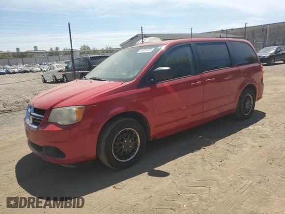 2012 Dodge Grand Caravan SE with VIN 2C4RDGBG4CR272723, listed as a Copart auction lot 54500405 with 162,438 mi miles and Clean Title. Bid and sale history available at DreamBid. Image 1.