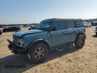 2021 Ford Bronco z VIN 1FMDE5BH2MLA83983, wystawiony jako Copart lot #59045135 z przebiegiem 68 908 mil mil oraz Szkoda całkowita • Salvage title. Historia ofert i sprzedaży dostępna na DreamBid. Obrazek 1.