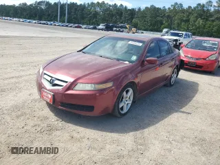 2005 Acura TL with VIN 19UUA66215A035854, listed as a Copart auction lot 53285235 with 0 mi miles and Salvage Title. Bid and sale history available at carsss.com. Image 1.