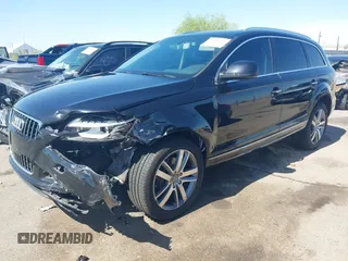 2014 Audi Q7 Premium Plus with VIN WA1LMAFE1ED018222, listed as a IAAI auction lot 42692262 with 144,540 mi miles and . Bid and sale history available at DreamBid. Image 2.