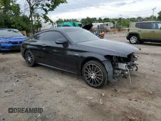 2018 Mercedes-Benz C 43 AMG with VIN WDDWJ6EB8JF684725, listed as a Copart auction lot 58220615 with 96,611 mi miles and Clean title. Bid and sale history available at DreamBid. Image 4.