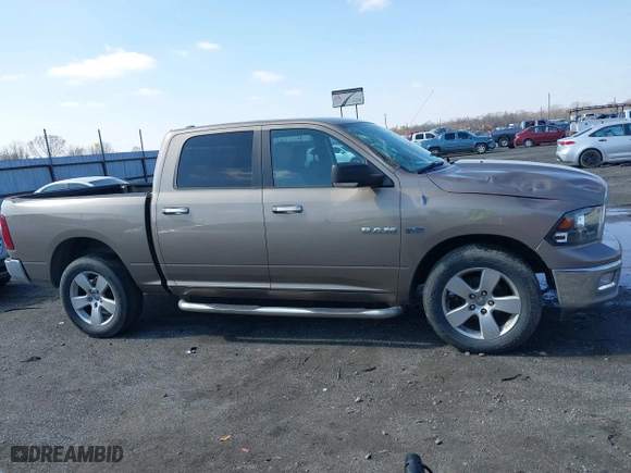 2010 Dodge Ram 1500 SLT with VIN 1D7RV1CT7AS229291, listed as a IAAI auction lot 41566144 with 130,639 mi miles. Bid and sale history available at carsss.com. Image 13.