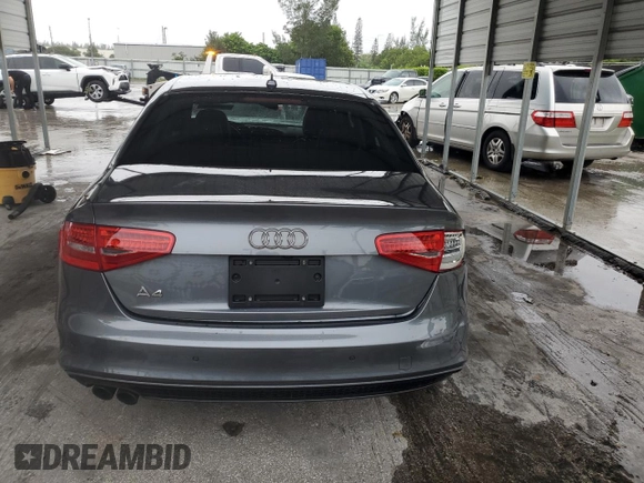 2016 Audi A4 Premium with VIN WAUAFAFLXGN009793, listed as a Copart auction lot 73860514 with 89,480 mi miles and Salvage Title. Bid and sale history available at carsss.com. Image 6.