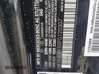 2023 Mercedes-Benz C 300 z VIN W1KWJ8EB0PG120307, wystawiony jako Copart lot #54908375 z przebiegiem 15 518 mil mil oraz Szkoda całkowita • Salvage title. Historia ofert i sprzedaży dostępna na DreamBid. Obrazek 12.