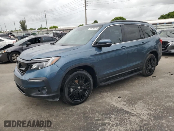 2022 Honda Pilot Special Edition with VIN 5FNYF5H26NB014305, listed as a Copart auction lot 59939325 with Not provided miles and Non repairable. Bid and sale history available at DreamBid. Image 1.