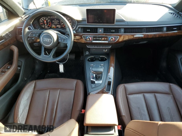 2019 Audi A4 Premium Plus with VIN WAUENAF42KA073971, listed as a Copart auction lot 89149745 with 53,863 mi miles and Salvage Title. Bid and sale history available at carsss.com. Image 8.