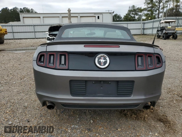 2014 Ford Mustang V6 with VIN 1ZVBP8EM1E5205591, listed as a Copart auction lot 87400314 with 102,002 mi miles and Salvage Title. Bid and sale history available at carsss.com. Image 6.
