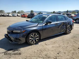 2022 Honda Civic EX with VIN 2HGFE1F72NH329485, listed as a Copart auction lot 64414665 with 15,124 mi miles and Salvage title. Bid and sale history available at DreamBid. Image 1.