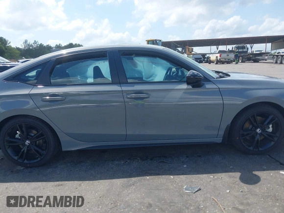 2025 Honda Civic Si with VIN 2HGFE1E55SH474645, listed as a IAAI auction lot 41941985 with 1,117 mi miles and . Bid and sale history available at DreamBid. Image 14.