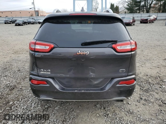2018 Jeep Cherokee Overland with VIN 1C4PJMJX7JD575723, listed as a Copart auction lot 79604194 with 63,145 mi miles and Salvage Title. Bid and sale history available at carsss.com. Image 6.