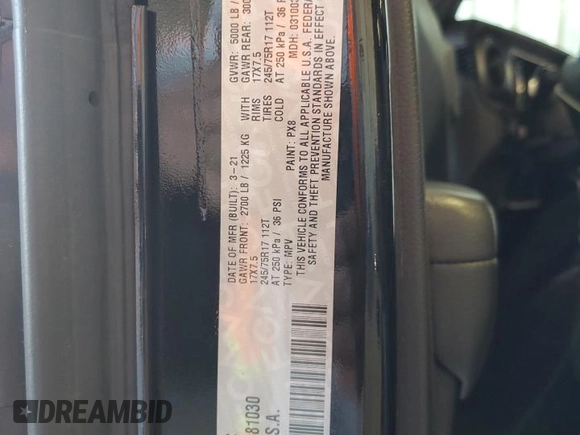2021 Jeep Wrangler Sport S with VIN 1C4GJXAN1MW681030, listed as a Copart auction lot 79663324 with 38,526 mi miles and Salvage title. Bid and sale history available at DreamBid. Image 14.