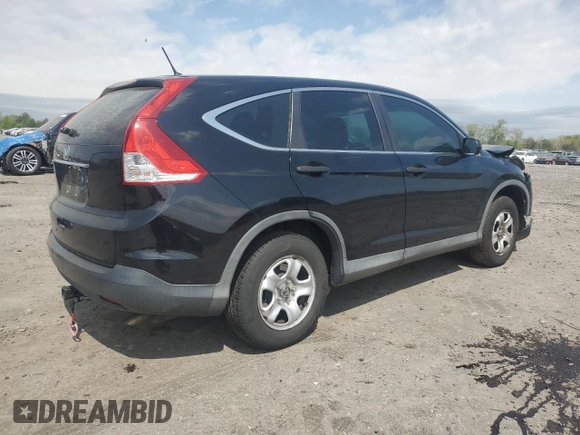 2014 Honda CR-V LX with VIN 2HKRM3H34EH510910, listed as a Copart auction lot 53793595 with 158,613 mi miles and Salvage Title. Bid and sale history available at carsss.com. Image 3.