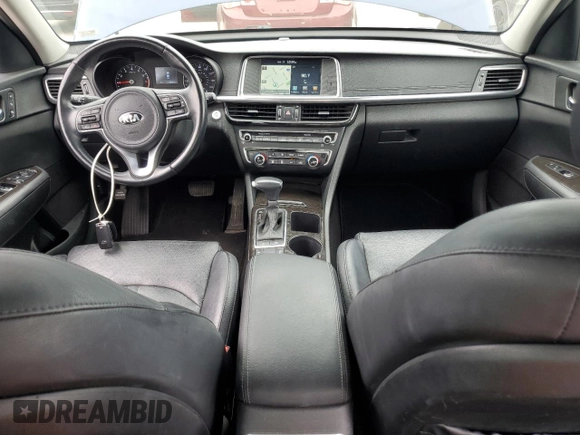 2017 Kia Optima EX with VIN 5XXGU4L35HG158389, listed as a Copart auction lot 59822505 with 80,051 mi miles and Salvage title. Bid and sale history available at DreamBid. Image 8.