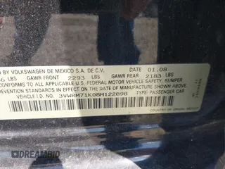 2008 Volkswagen Jetta SE с VIN 3VWRM71K08M122898, выставлен на аукционе IAAI как лот 42408813 с пробегом 165 925 миль миль и . История ставок и продаж доступна на DreamBid. Изображение 9.