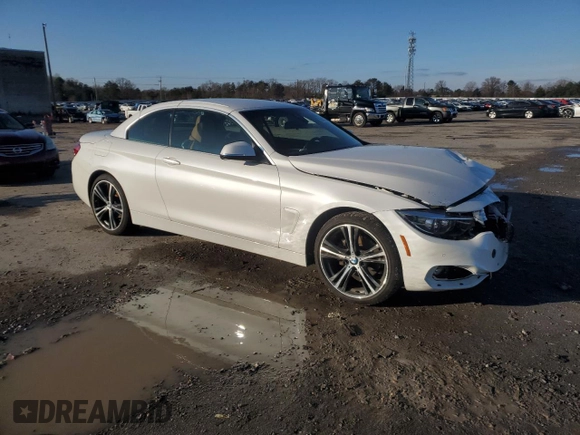2020 BMW 4 Series 430i xDrive with VIN WBA4Z3C00L5P09777, listed as a Copart auction lot 85852324 with 24,848 mi miles and Salvage title. Bid and sale history available at DreamBid. Image 4.
