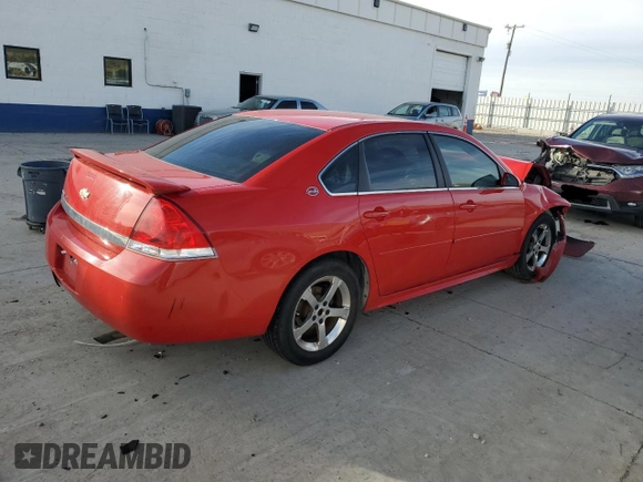 2009 Chevrolet Impala LT with VIN 2G1WT57N191265262, listed as a Copart auction lot 80984574 with Not Provided miles and Salvage Title. Bid and sale history available at DreamBid. Image 3.