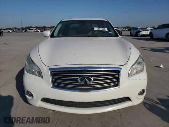 2012 Infiniti M37 with VIN JN1BY1AP6CM331295, listed as a Copart auction lot 74277304 with 179,557 mi miles and Salvage Title. Bid and sale history available at carsss.com. Image 5.