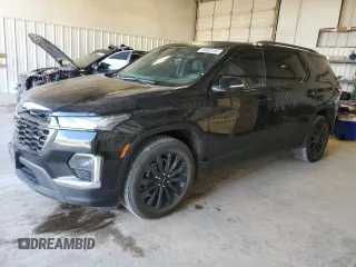 2023 Chevrolet Traverse RS with VIN 1GNERJKW8PJ127965, listed as a Copart auction lot 50863395 with 54,073 mi miles and Salvage Title. Bid and sale history available at carsss.com. Image 1.