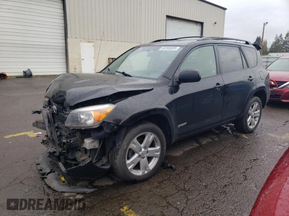 2007 Toyota RAV4 Sport with VIN JTMBK32V476017002, listed as a Copart auction lot 52203325 with Not provided miles and Salvage title. Bid and sale history available at DreamBid. Image 1.