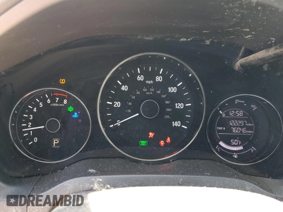 2018 Honda HR-V LX with VIN 3CZRU6H38JG715399, listed as a Copart auction lot 54765465 with 122,297 mi miles and Non Repairable. Bid and sale history available at carsss.com. Image 9.