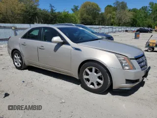 2009 Cadillac CTS RWD with VIN 1G6DF577090143935, listed as a Copart auction lot 54719885 with 158,801 mi miles and Salvage Title. Bid and sale history available at DreamBid. Image 4.