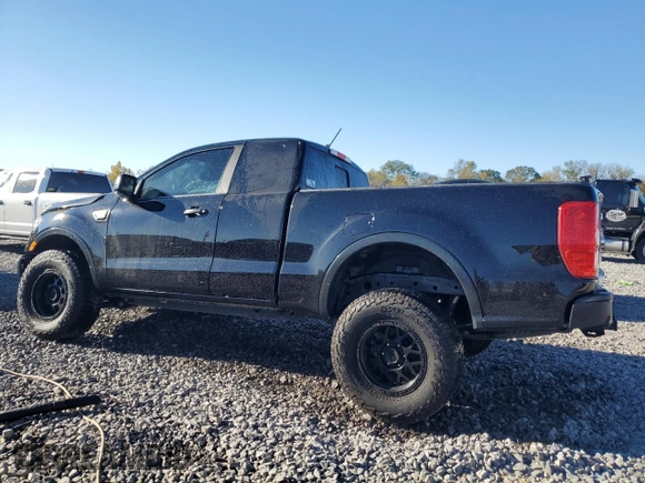 2019 Ford Ranger XL with VIN 1FTER1EHXKLA76391, listed as a Copart auction lot 81177614 with 43,585 mi miles and Salvage Title. Bid and sale history available at carsss.com. Image 2.