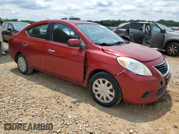 2012 Nissan Versa SL with VIN 3N1CN7AP7CL823893, listed as a Copart auction lot 59086175 with 104,298 mi miles and Salvage title. Bid and sale history available at DreamBid. Image 4.