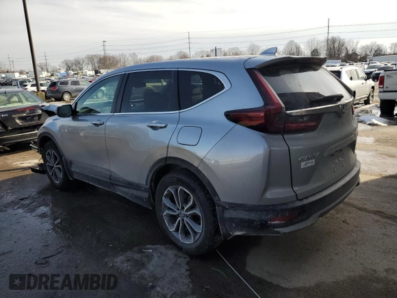 2021 Honda CR-V EX-L with VIN 2HKRW2H83MH664510, listed as a Copart auction lot 46502225 with 117,917 mi miles and Salvage Title. Bid and sale history available at carsss.com. Image 2.