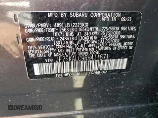 2024 Subaru Forester Limited with VIN JF2SKALC9RH411671, listed as a Copart auction lot 53563195 with 13,235 mi miles and Salvage Title. Bid and sale history available at carsss.com. Image 14.