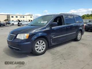 2014 Chrysler Town & Country Touring with VIN 2C4RC1BG8ER383701, listed as a Copart auction lot 70959814 with 157,180 mi miles and Salvage Title. Bid and sale history available at DreamBid. Image 1.