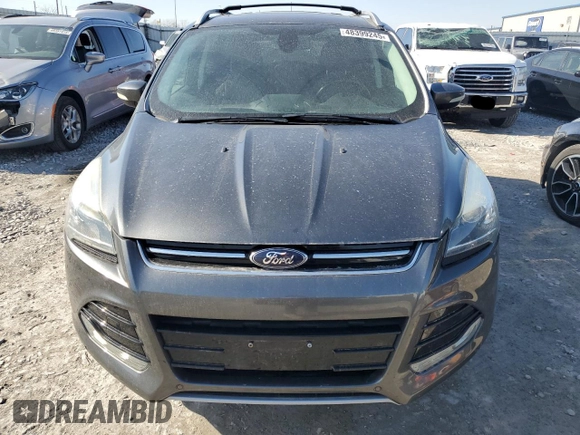 2016 Ford Escape Titanium with VIN 1FMCU9J97GUC18874, listed as a Copart auction lot 48399245 with 138,133 mi miles and Salvage Title. Bid and sale history available at DreamBid. Image 5.